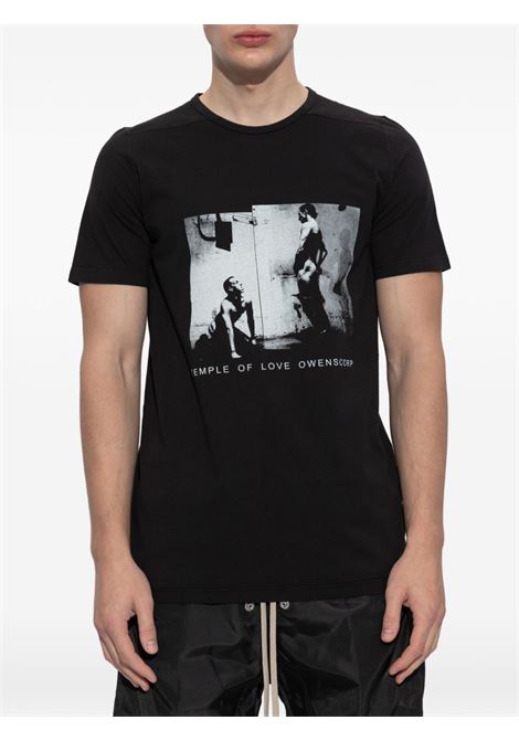 level t t-shirt man black RICK OWENS DRKSHDW | DU01F4250 RNEP6P0911